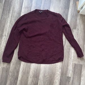 Lety & Me Maroon Sweater with Elbow Patches